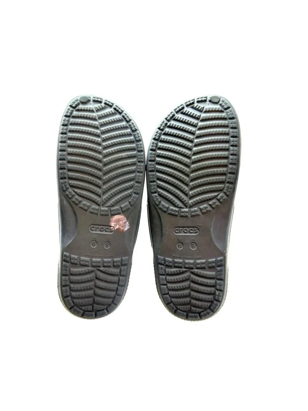 Crocs Navy Blue Womens Slide Sandals M6 W8 Unisex